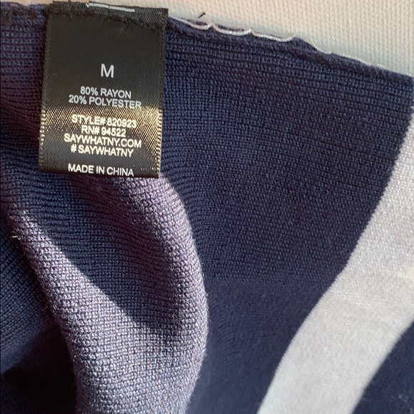 Striped Knit Dress Size Medium - Picture 5 of 5